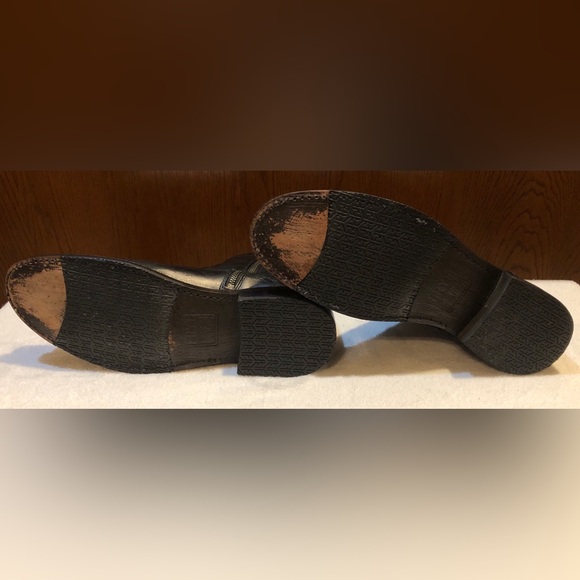 Frye Black Leather Men's Boots (Paul Inside-Zip) - Picture 12 of 12